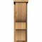 Ekena Millwork Ridgewood Rough Sawn Corbel w/Backplate, Western Red Cedar, 8"W x 12"D x 24"H COR08X12X24RID01RWR - alternate 3